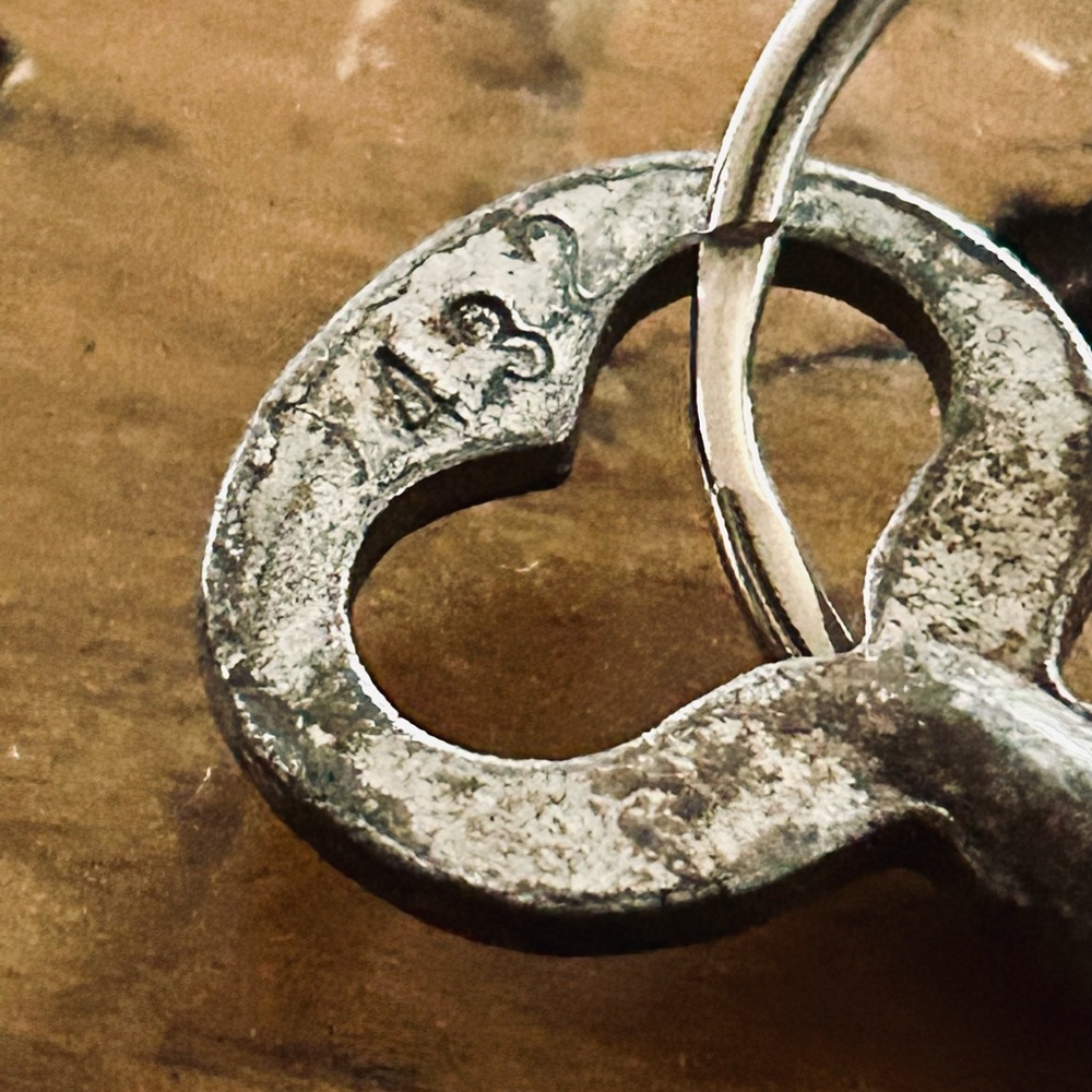 Vintage Victorian ‘Heart’ Skeleton Key keychain
